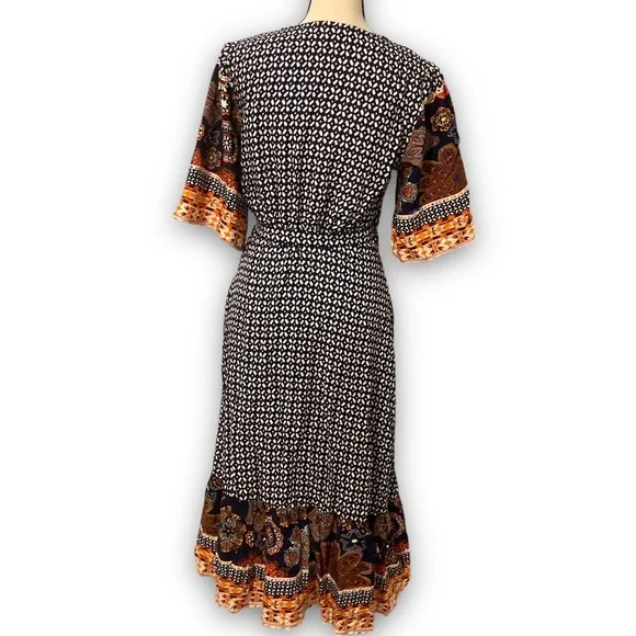 Suzanne Betro Hi-Low wrap dress - Picture 7 of 16